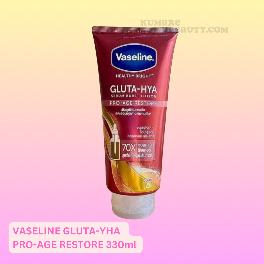 VASELINE GLUTA-YHA SERUM BURST LOTION PRO-AGE RESTORE 300ml